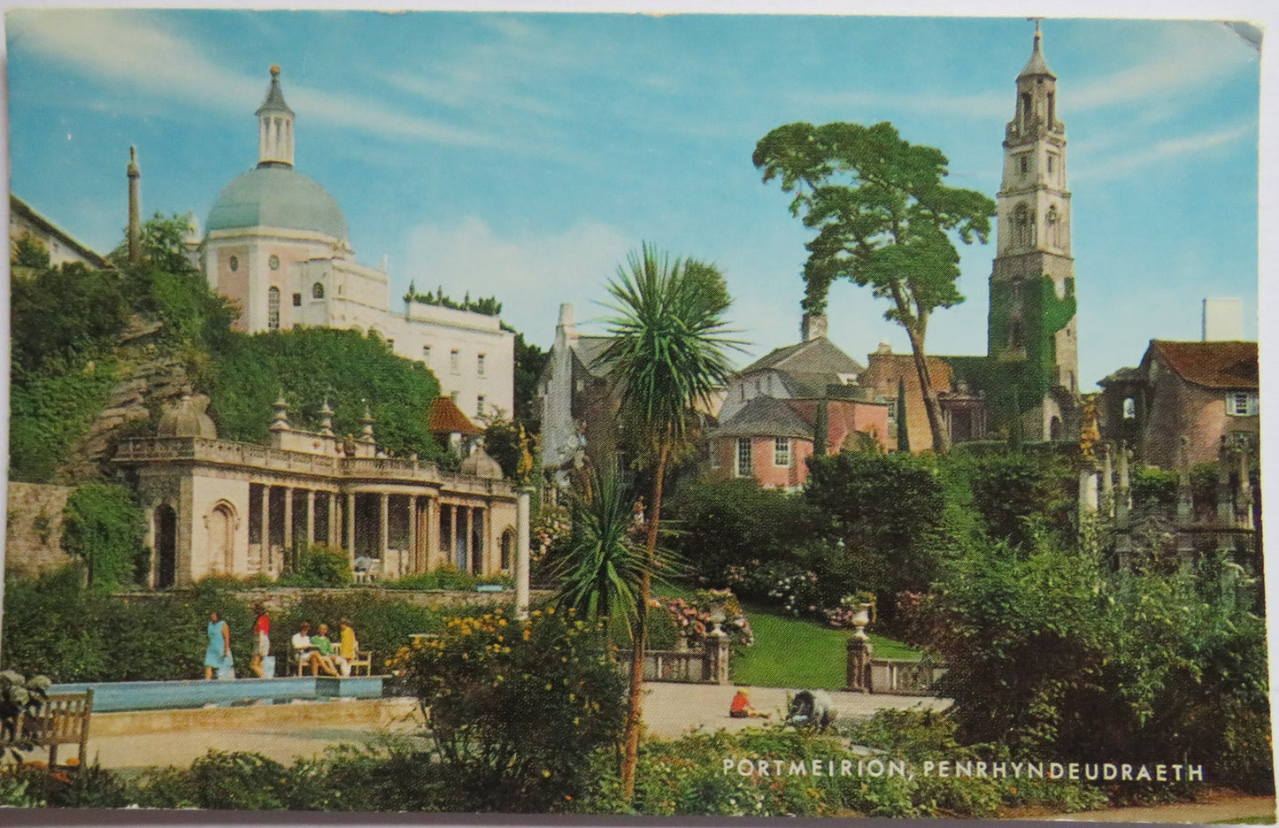 Vintage Postcard of Portmeiron, Penrhyndeudraeth