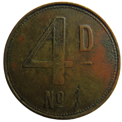 O.G & Co 4d Vintage Token