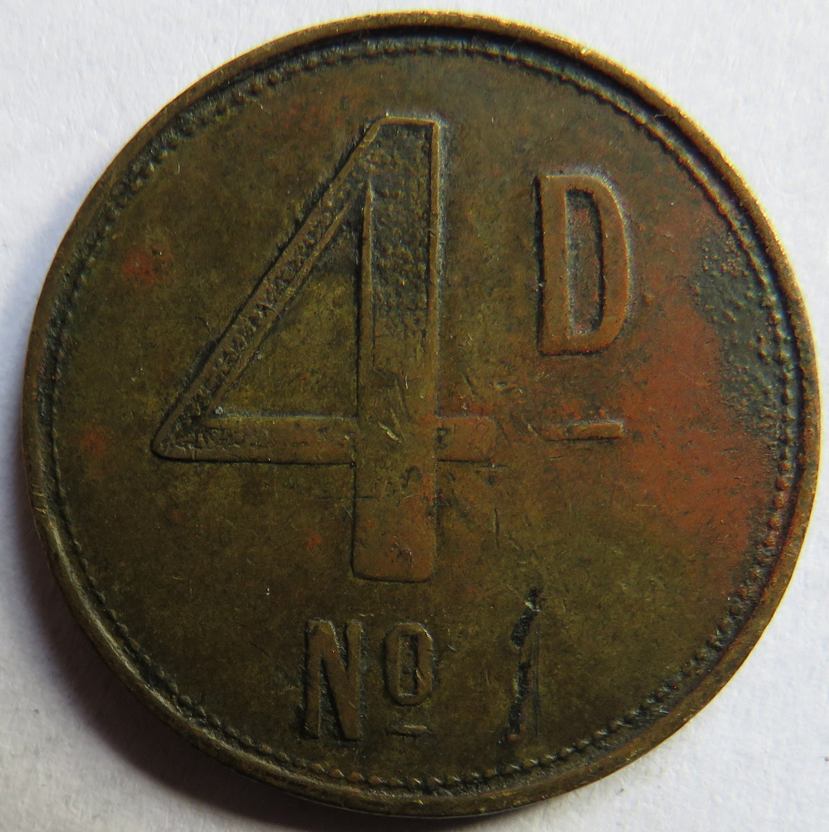 O.G & Co 4d Vintage Token