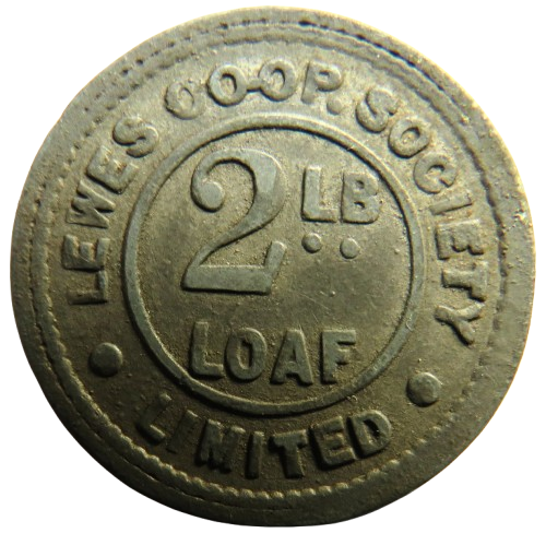 Lewes Cooperative Society Limited 2lb Loaf Vintage Token