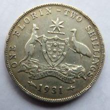 Load image into Gallery viewer, 1931 King George V Australia Silver Florin / Two Shillings Coin
