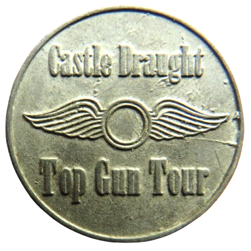 Castle Draught Top Gun Tour Vintage Token