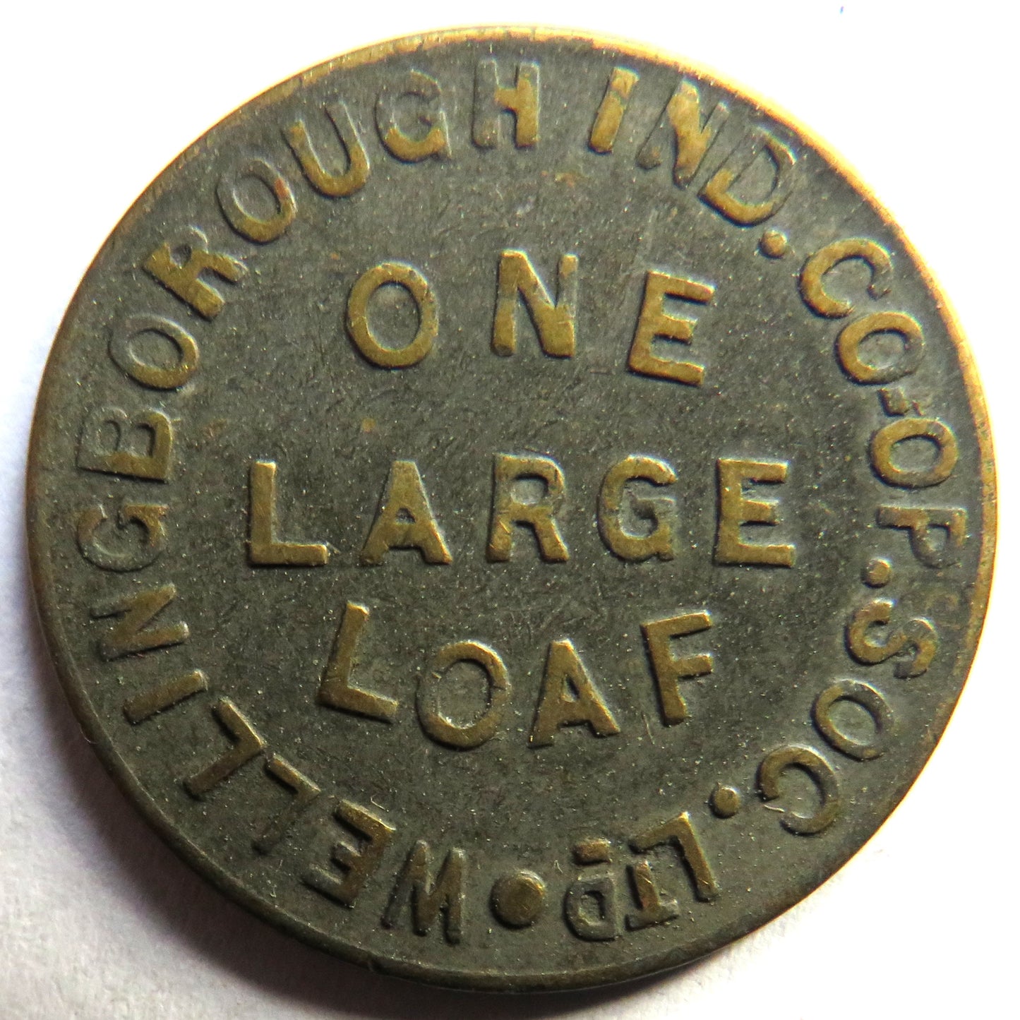 Wellingborough Ind Cooperative Society Ltd One Large Loaf Token