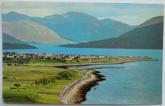 Vintage Postcard of Ullapool and Loch Broom