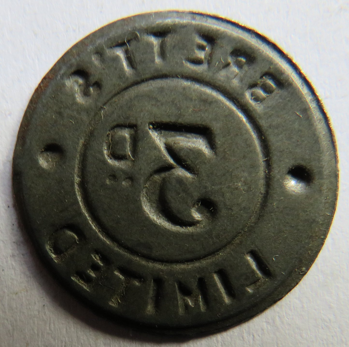 Bett's Limited 3d Threepence Vintage Token