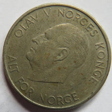 Load image into Gallery viewer, 1964 Norway 5 Kroner Coin
