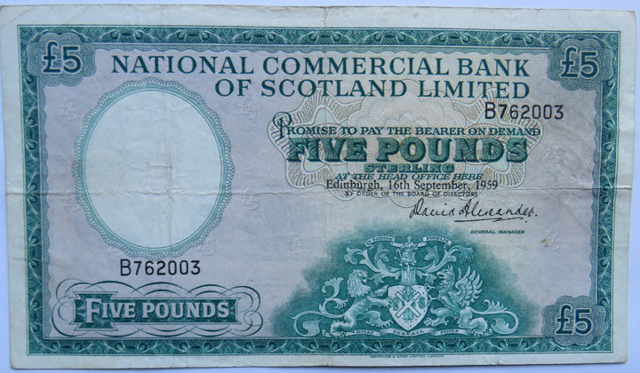 Scottish Banknotes - Old Scottish Banknotes For Sale – J.W.B Coins ...