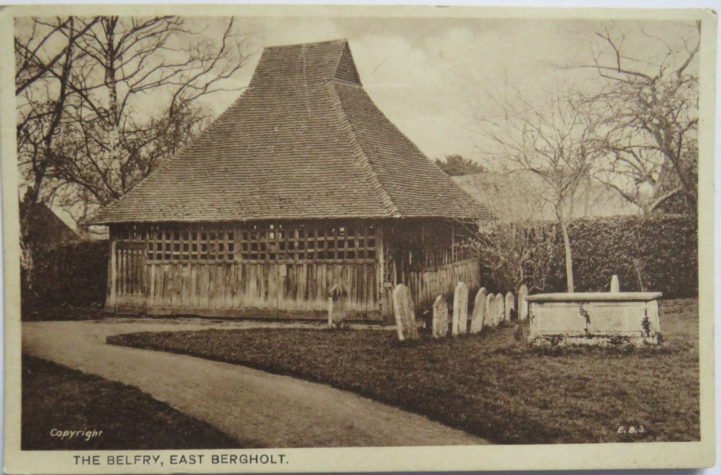 Vintage Postcard Of The Belfry, East Bergholt