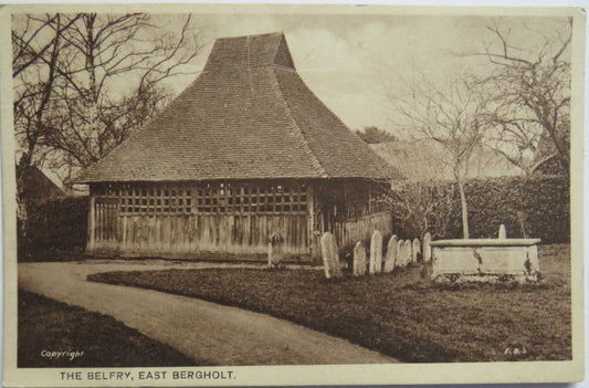 Vintage Postcard Of The Belfry, East Bergholt