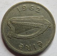 Load image into Gallery viewer, 1962 Eire Ireland One Shilling Coin
