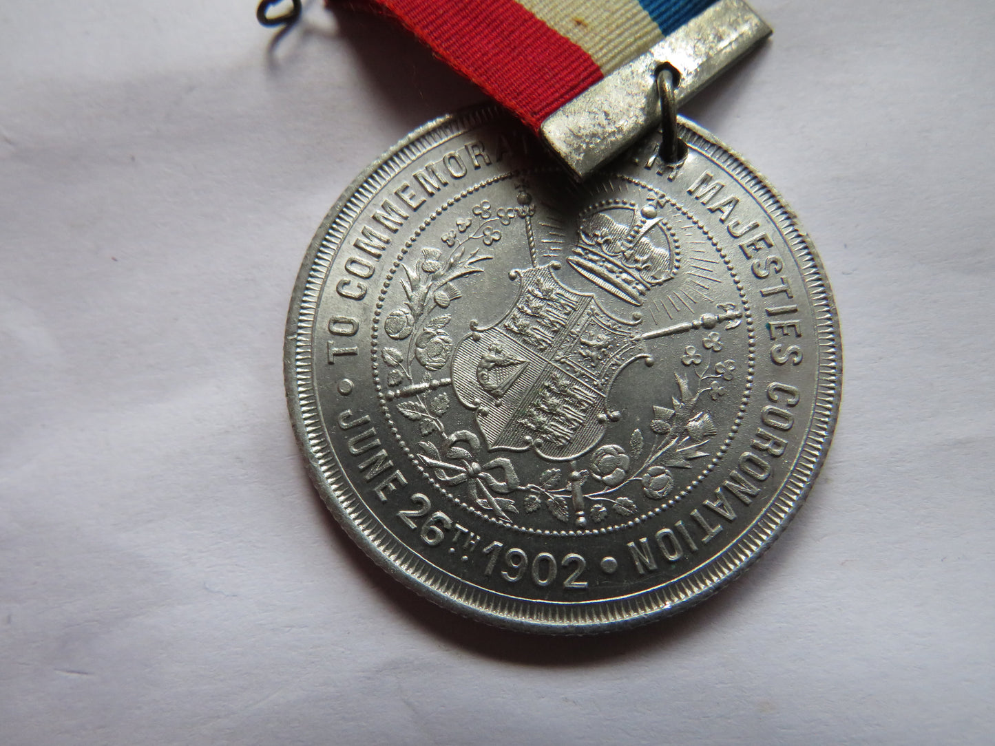 1902 King Edward VII & Queen Alexandra Coronation Medal