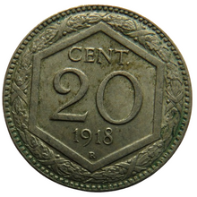 Load image into Gallery viewer, 1918 Italy 20 Centesimi Coin
