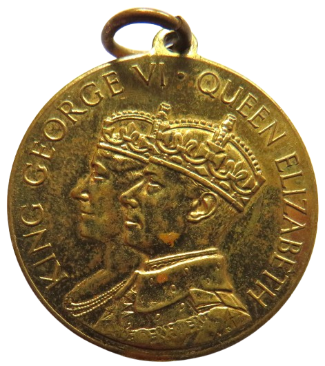 1937 King George VI Coronation Medal Struck By Rowntrees