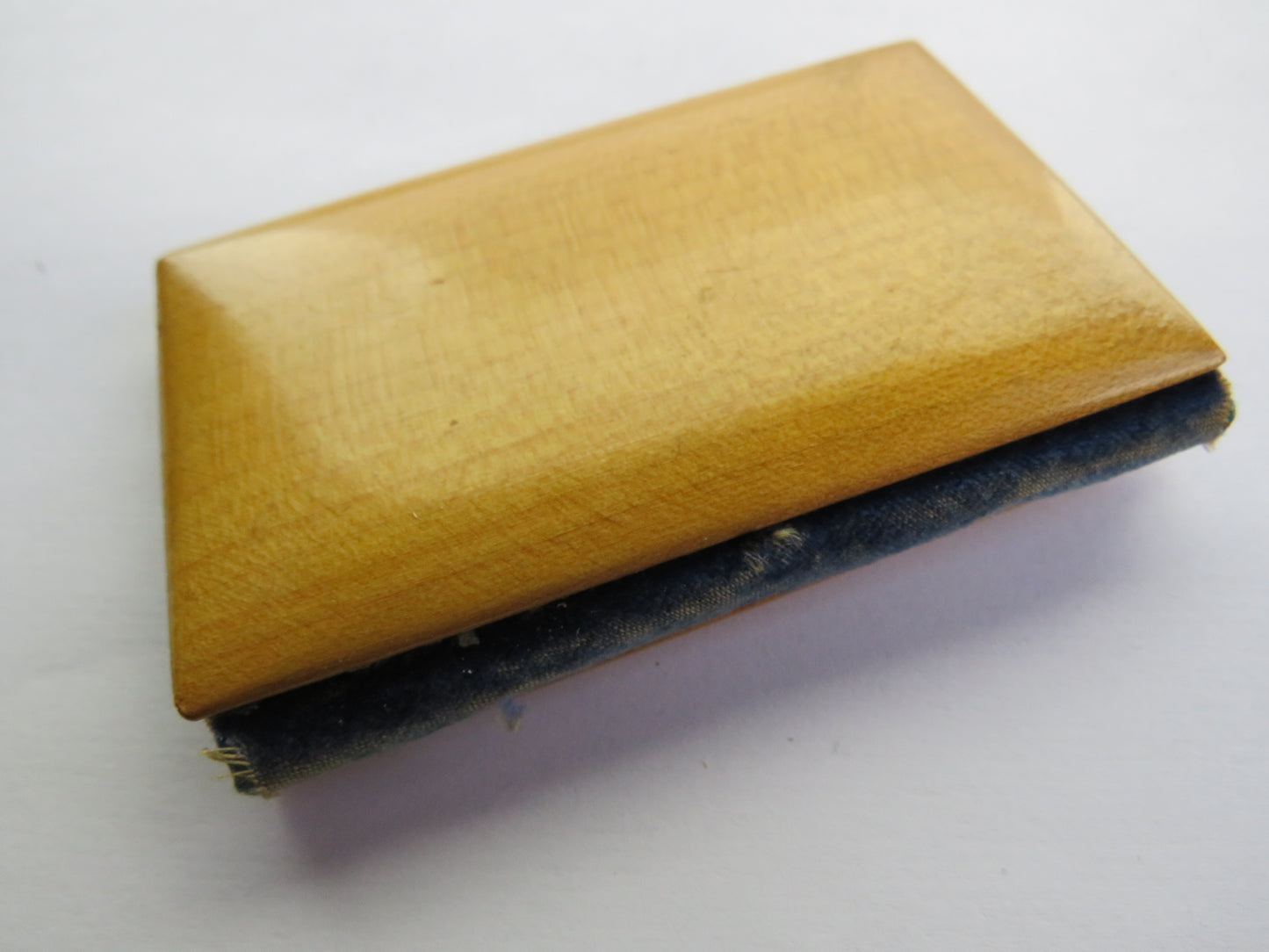 Antique Mauchline Ware Needle Case "Tay Street, Perth"