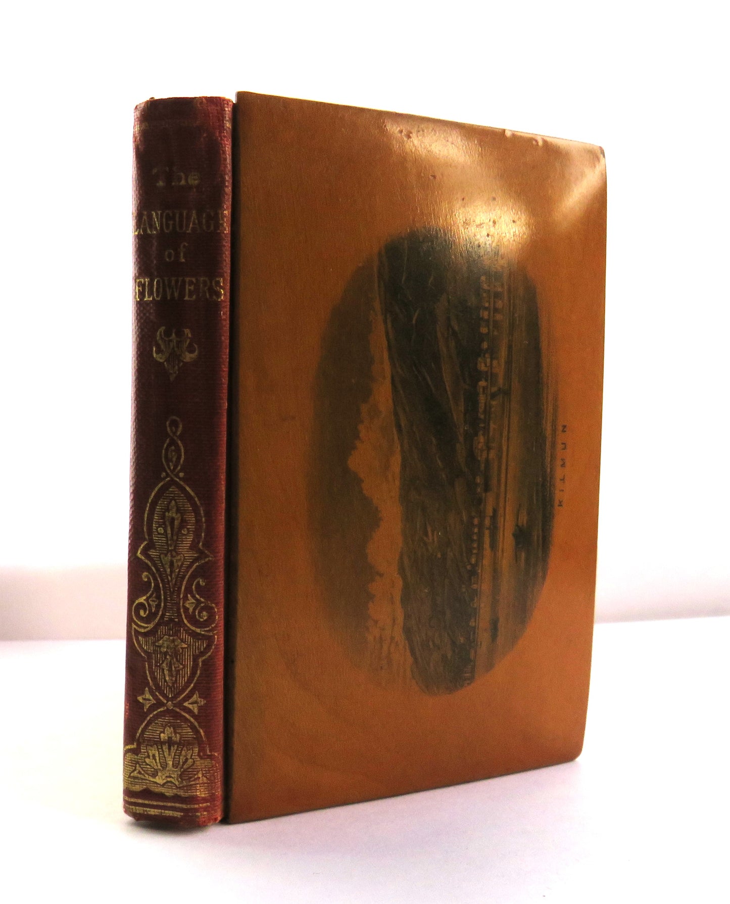 Antique Mauchline Transfer Ware "Kilmun" "The Language of Flowers" Book