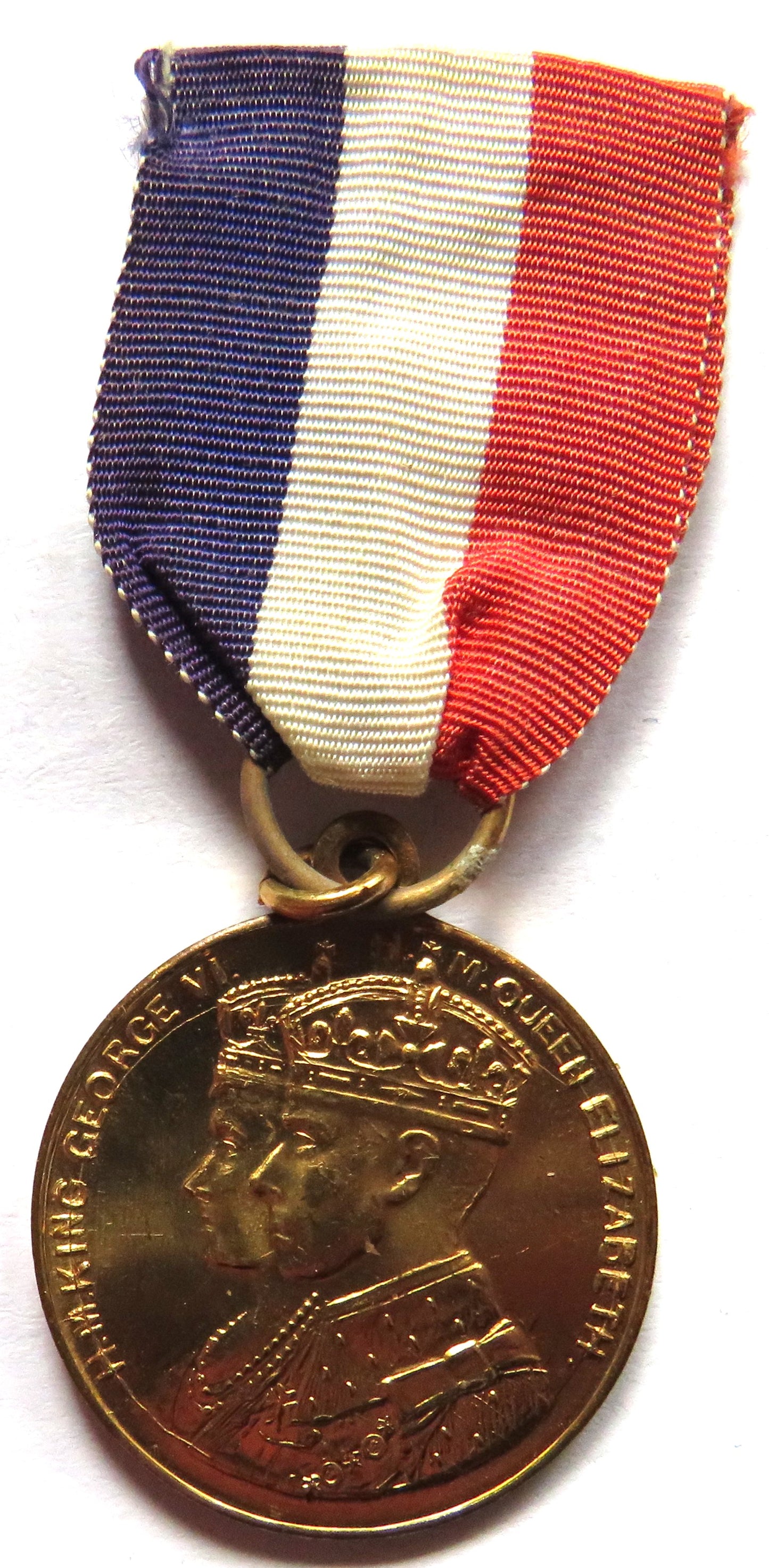 1937 King George VI Coronation Medal Presented By W.L. Everard MP