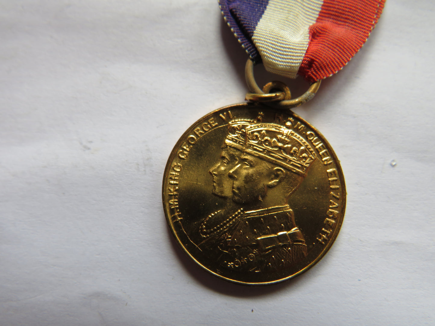 1937 King George VI Coronation Medal Presented By W.L. Everard MP
