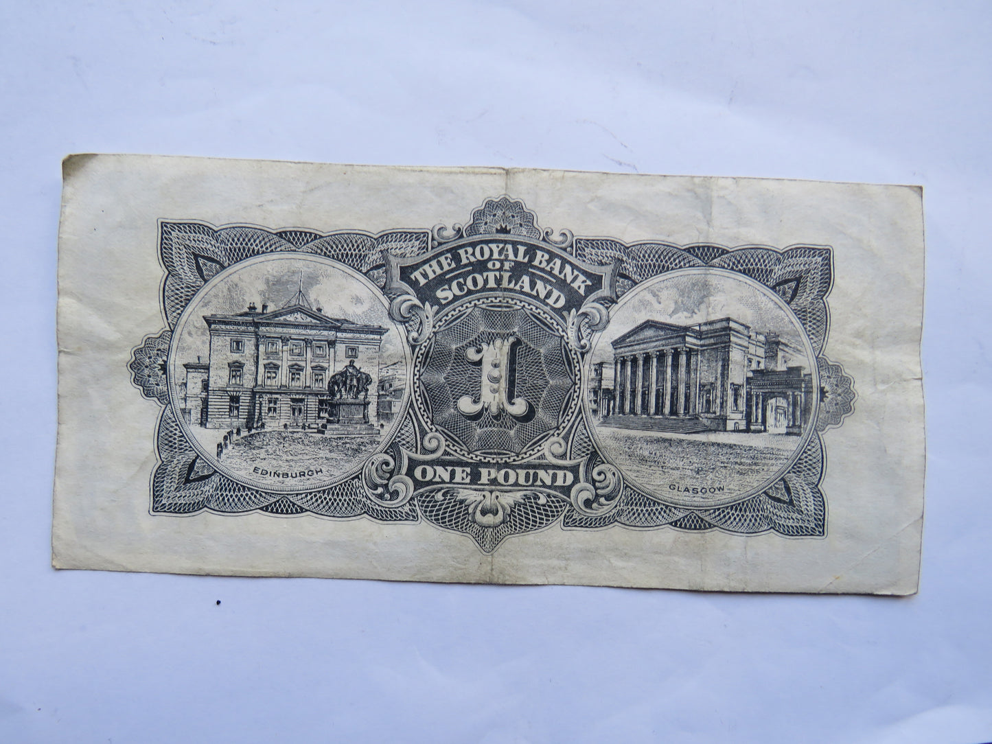1966 The Royal Bank of Scotland £1 Banknote