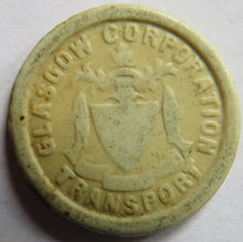 Load image into Gallery viewer, Glasgow Corporation Transport 1d One Penny Token
