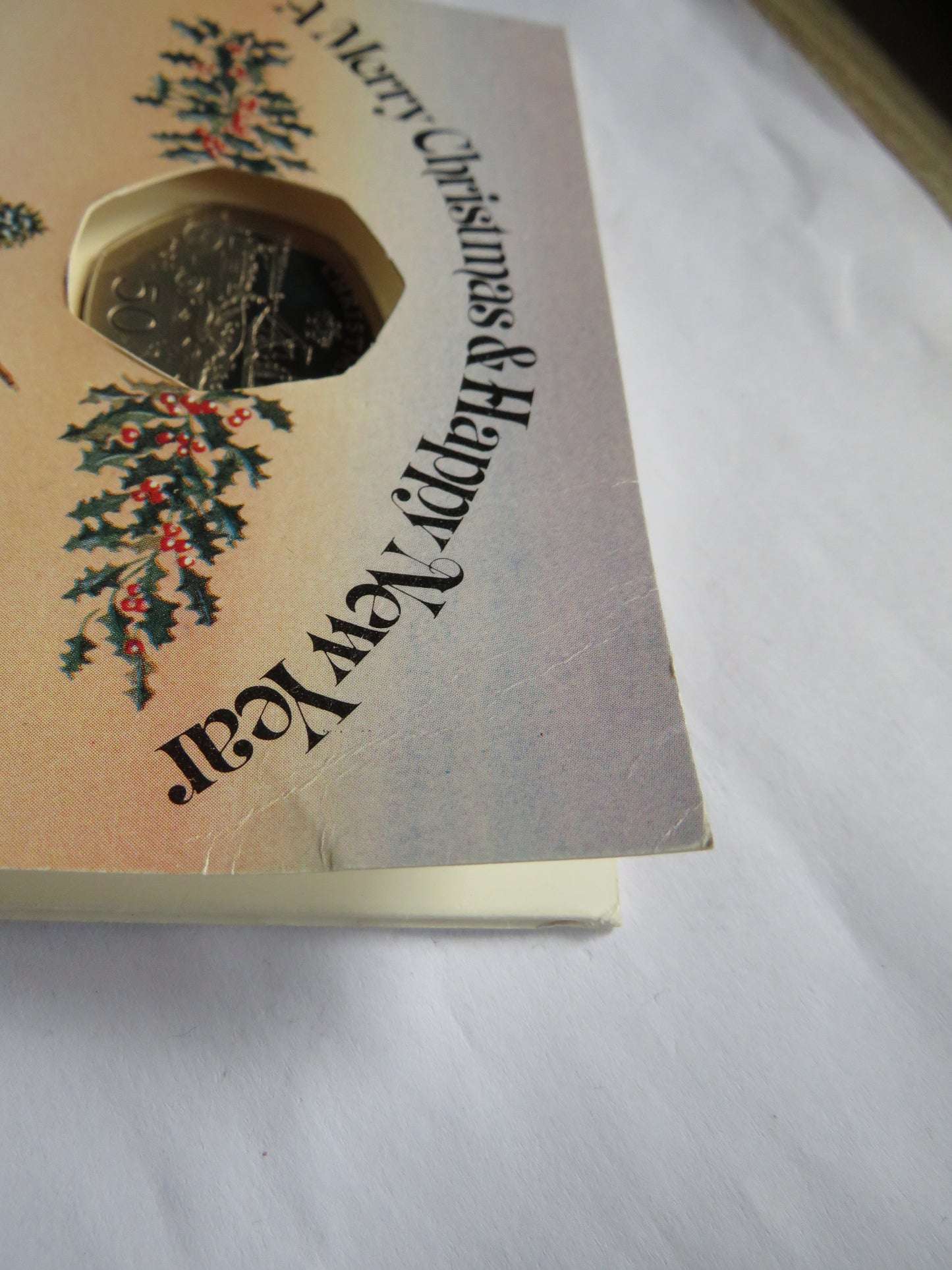 1980 Isle of Man Christmas 50p Coin 1981 Double Crown