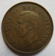 Load image into Gallery viewer, 1943 King George VI South Africa One Penny Coin
