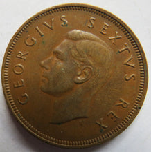 Load image into Gallery viewer, 1948 King George VI South Africa One Penny Coin
