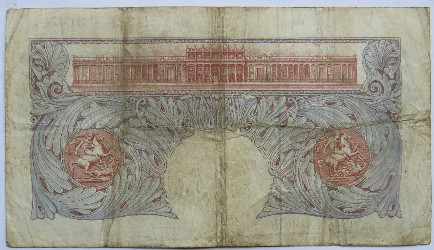 Bank of England £1 One Pound Banknote K.O. Peppiatt