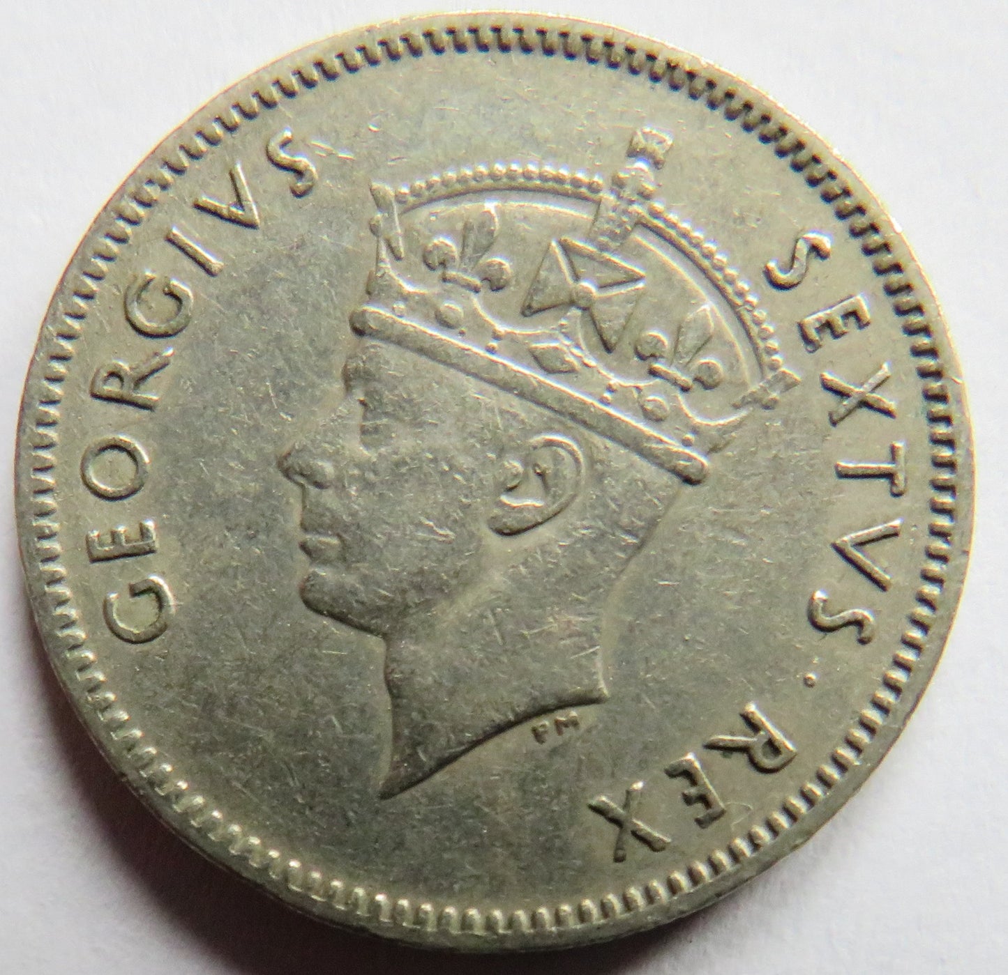 1948 King George VI East Africa 50 Cents Coin