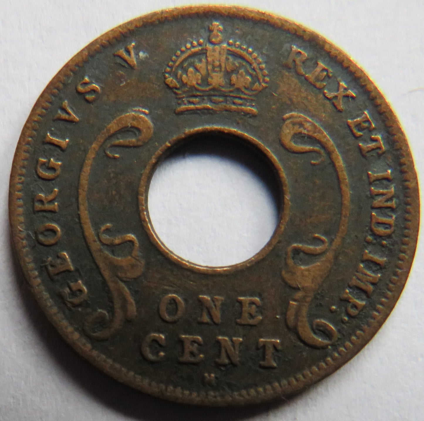 1922 East Africa One Cent Coin