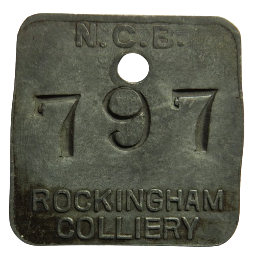 Rockingham Colliery Pit Tally / Token