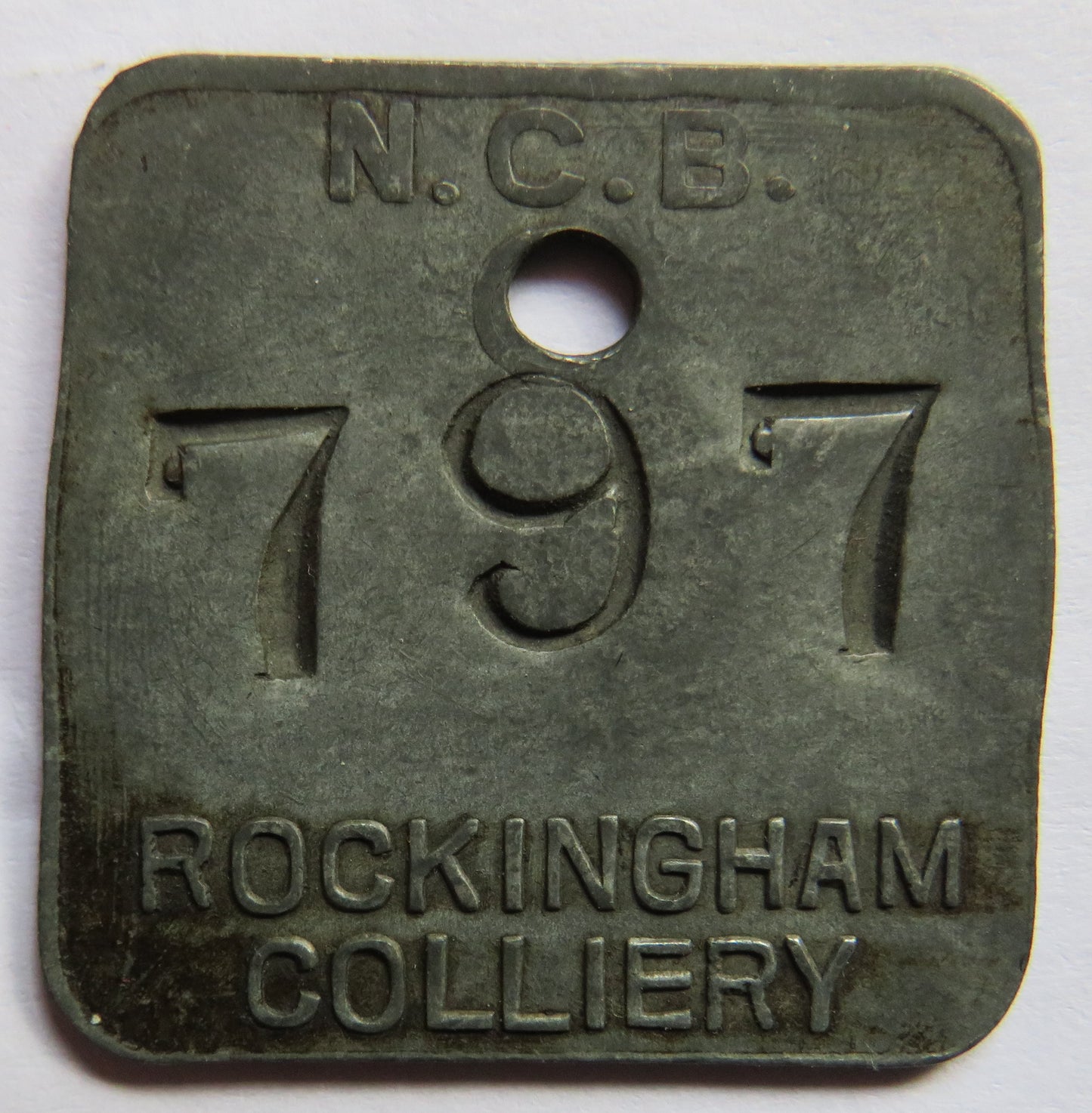 Rockingham Colliery Pit Tally / Token