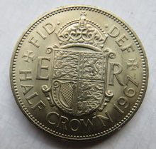 Load image into Gallery viewer, 1967 Queen Elizabeth II Halfcrown Coin In High Grade - Great Britain
