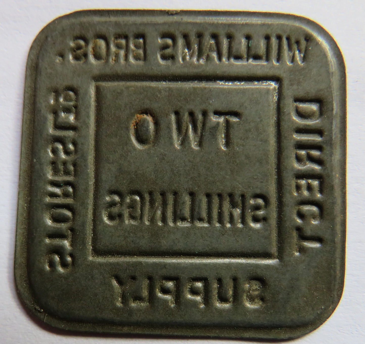 Williams Brothers Two Shillings Vintage Token