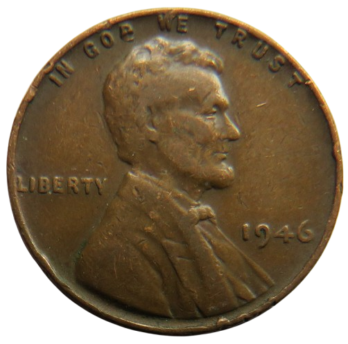 1946 USA Lincoln One Cent Coin