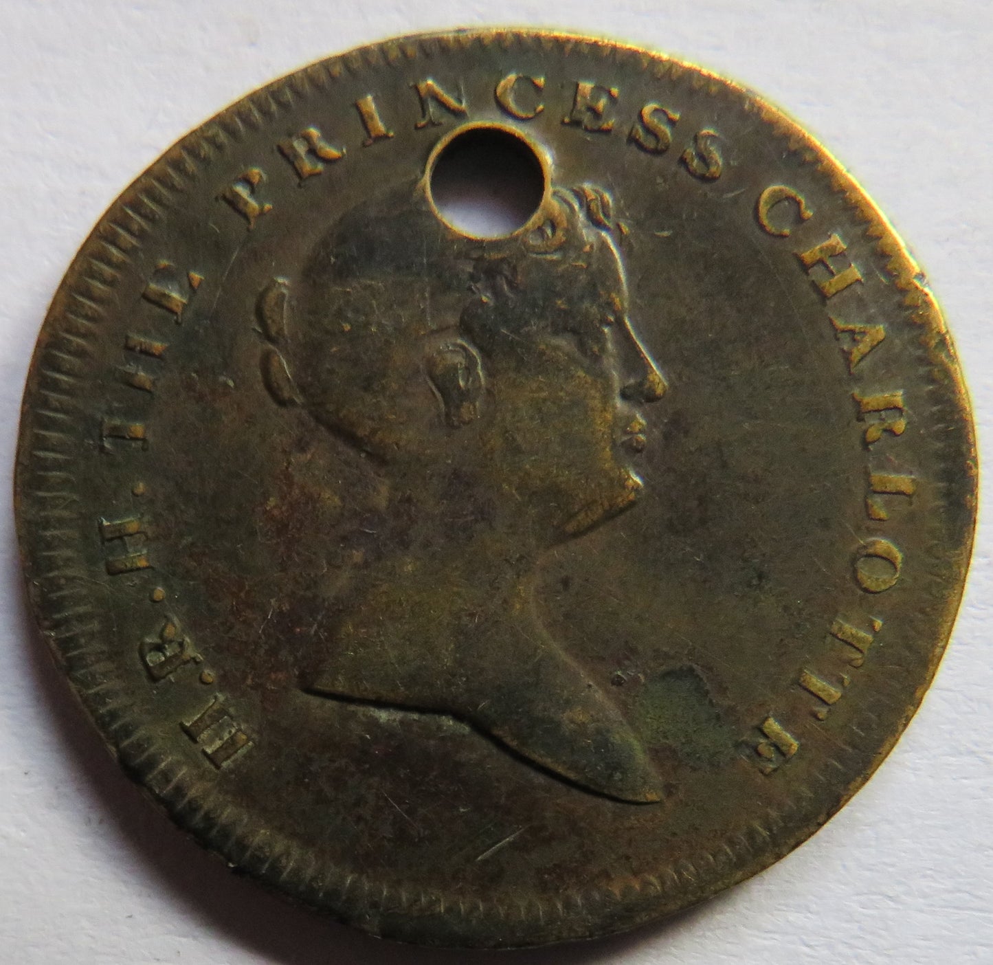 Princess Charlotte Commemorative Medallion Died 1817...