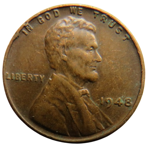 1948 USA Lincoln One Cent Coin