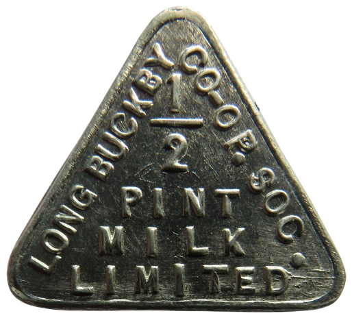 Long Buckey Cooperative Society 1 & 1/2 Pint Token