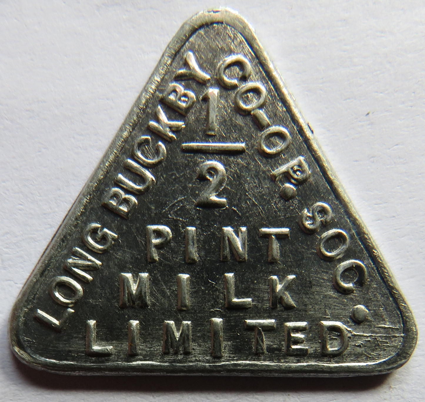 Long Buckey Cooperative Society 1 & 1/2 Pint Token