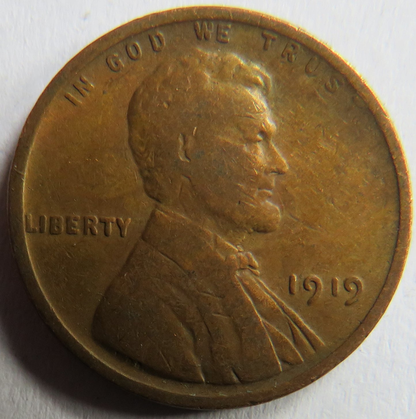 1919 USA Lincoln One Cent Coin
