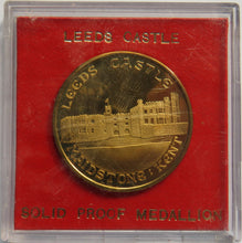 Load image into Gallery viewer, Leeds Castle Solid Proof Cased Medallion
