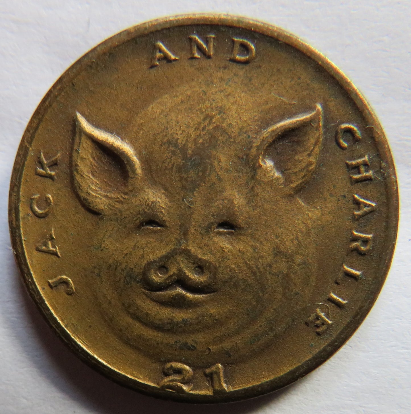 Jack and Charlie 21 Club New York Token