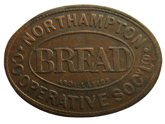 Northampton Cooperative Society Bread Token