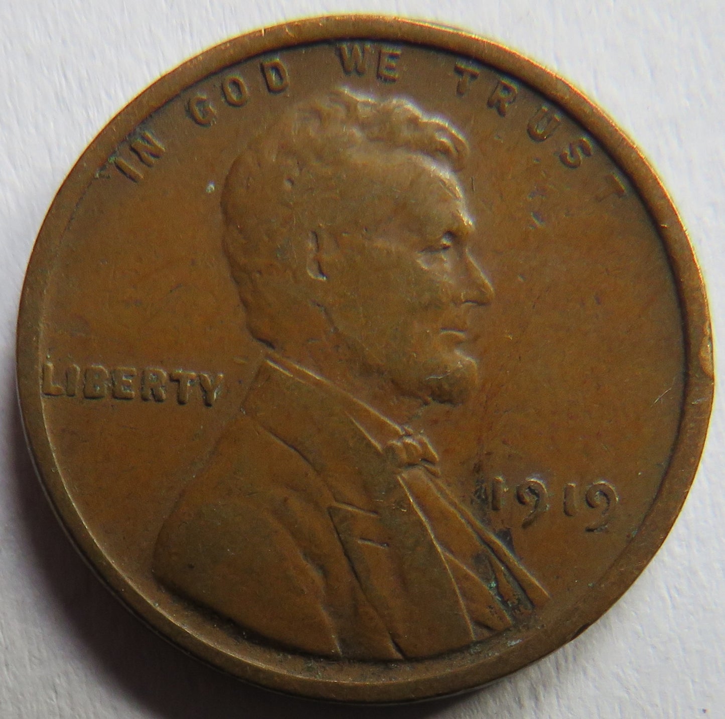 1919 USA Lincoln One Cent Coin