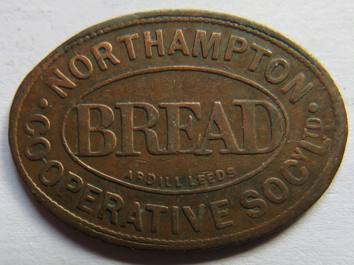 Northampton Cooperative Society Bread Token