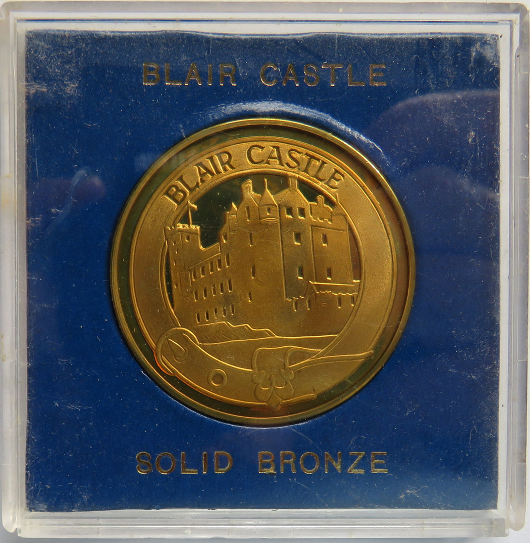 Blair Castle Solid Bronze Medallion The Atholl Highlanders