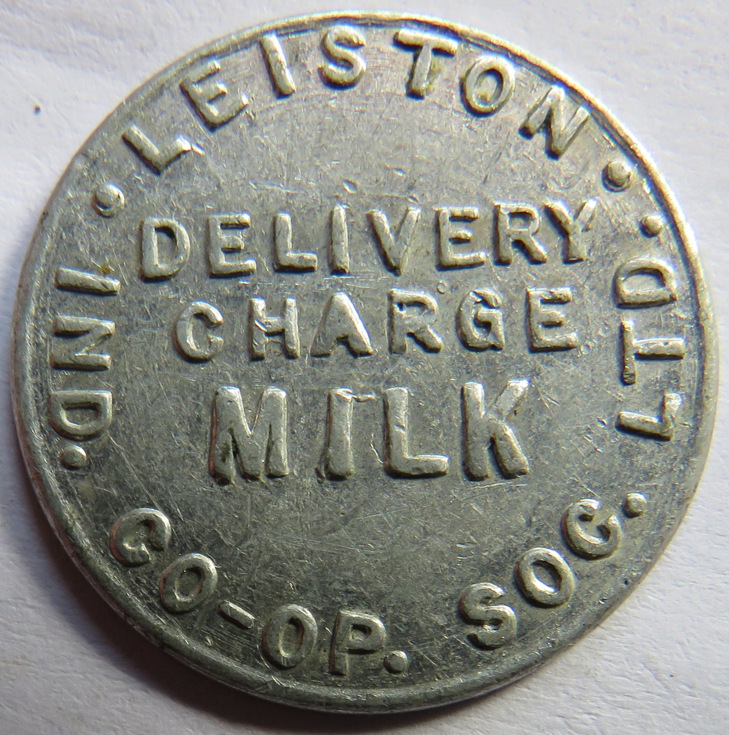 Leiston Industrial Cooperative Society Milk Token