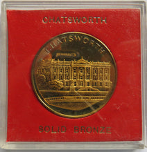 Load image into Gallery viewer, Chatsworth Solid Bronze Cased Medallion / Coin
