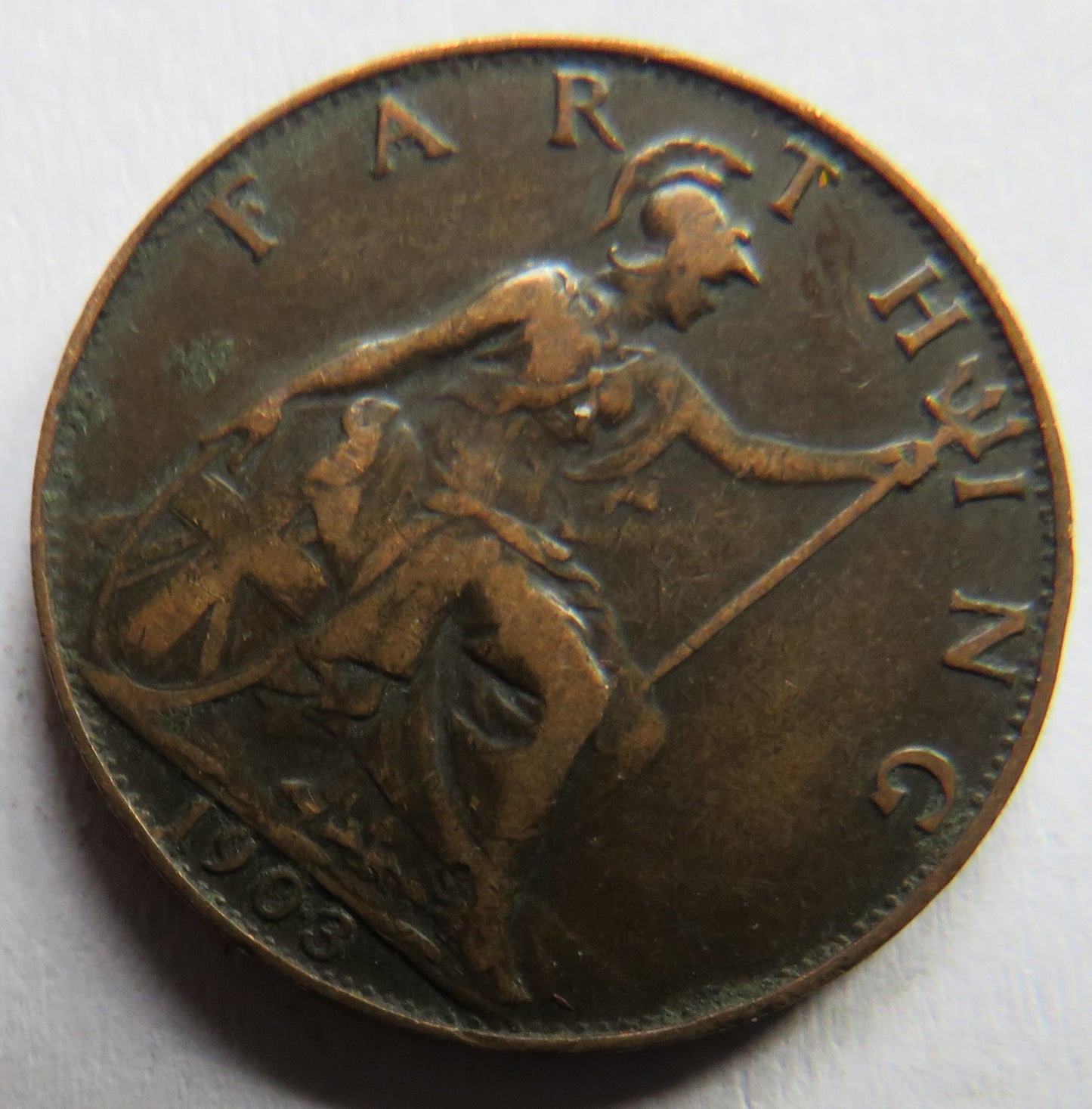 1903 King Edward VII Farthing Coin - Great Britain