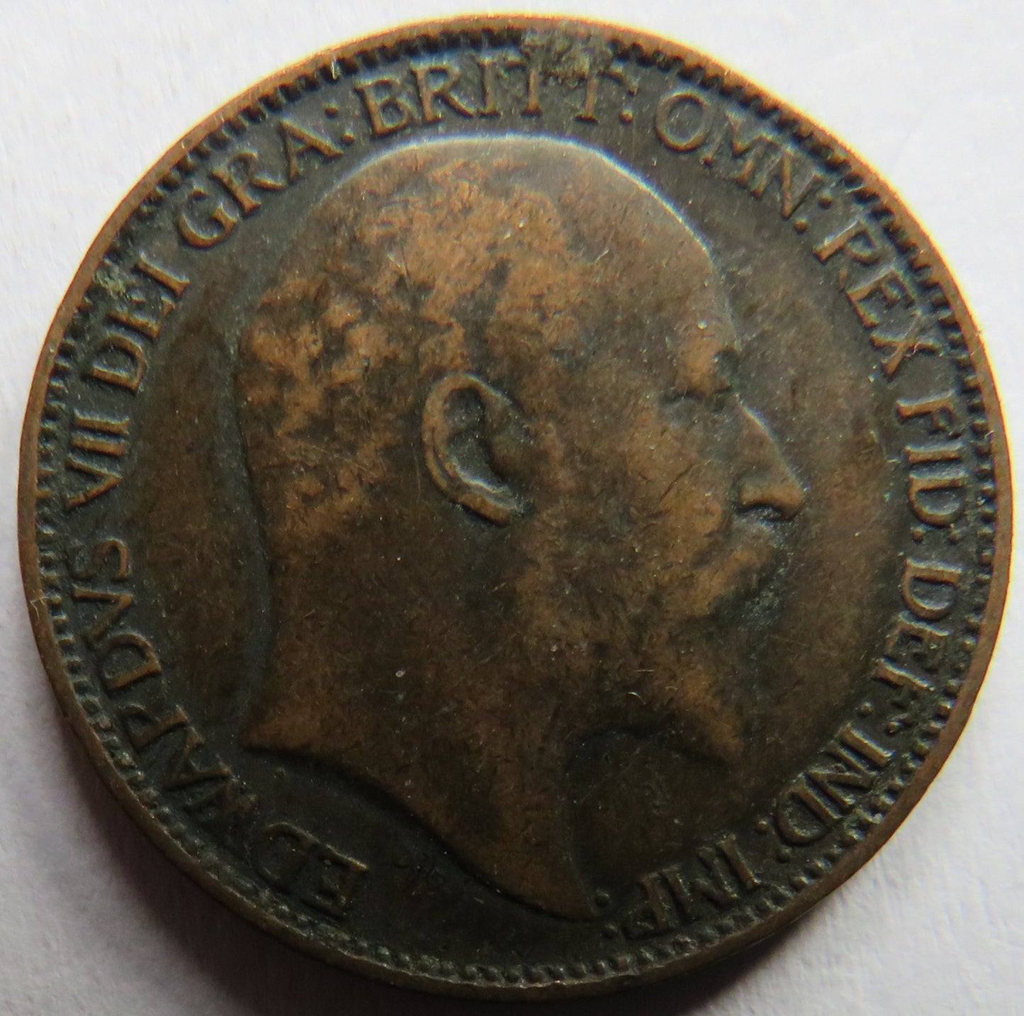 1904 King Edward VII Farthing Coin - Great Britain