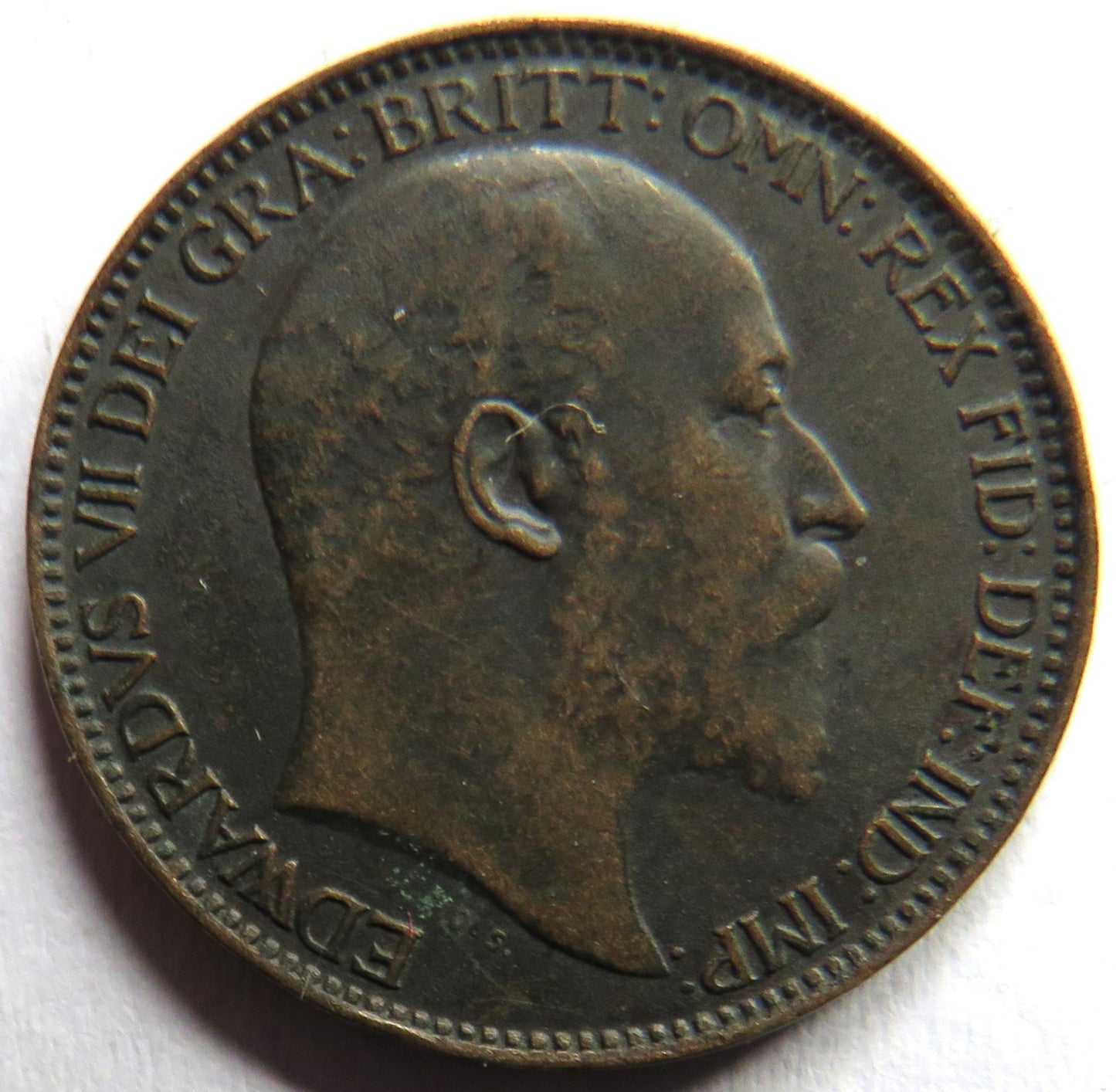 1905 King Edward VII Farthing Coin - Great Britain